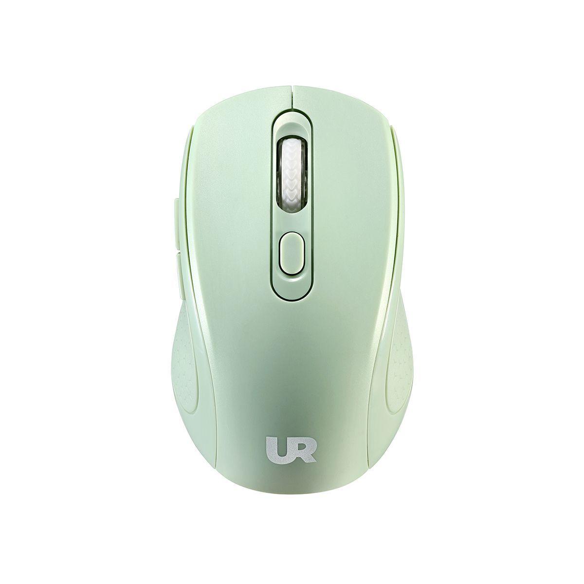 Mouse inalámbrico recargable Verde Menta Urbano-0