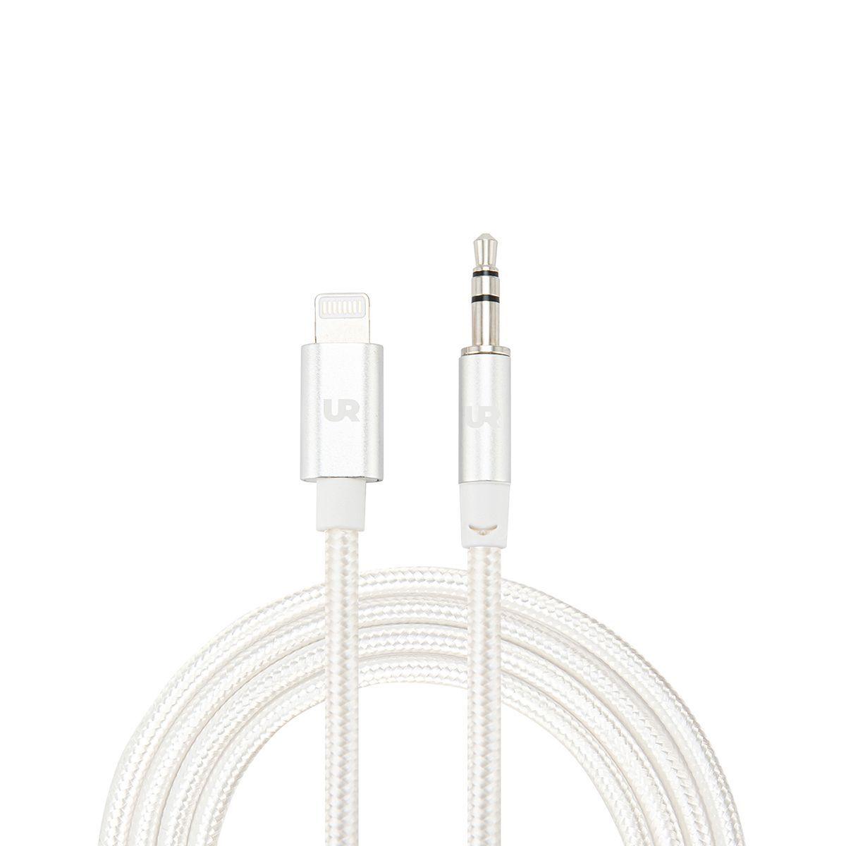 Cable Lightning a Auxiliar Shining White Aux 1 M Urbano-1