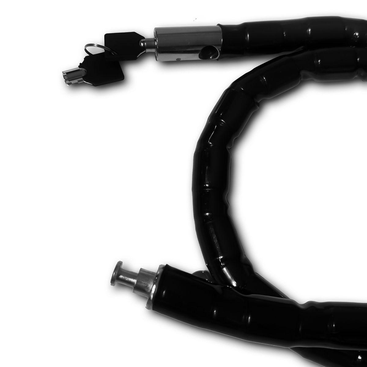 Candado de motocicleta Negro-3