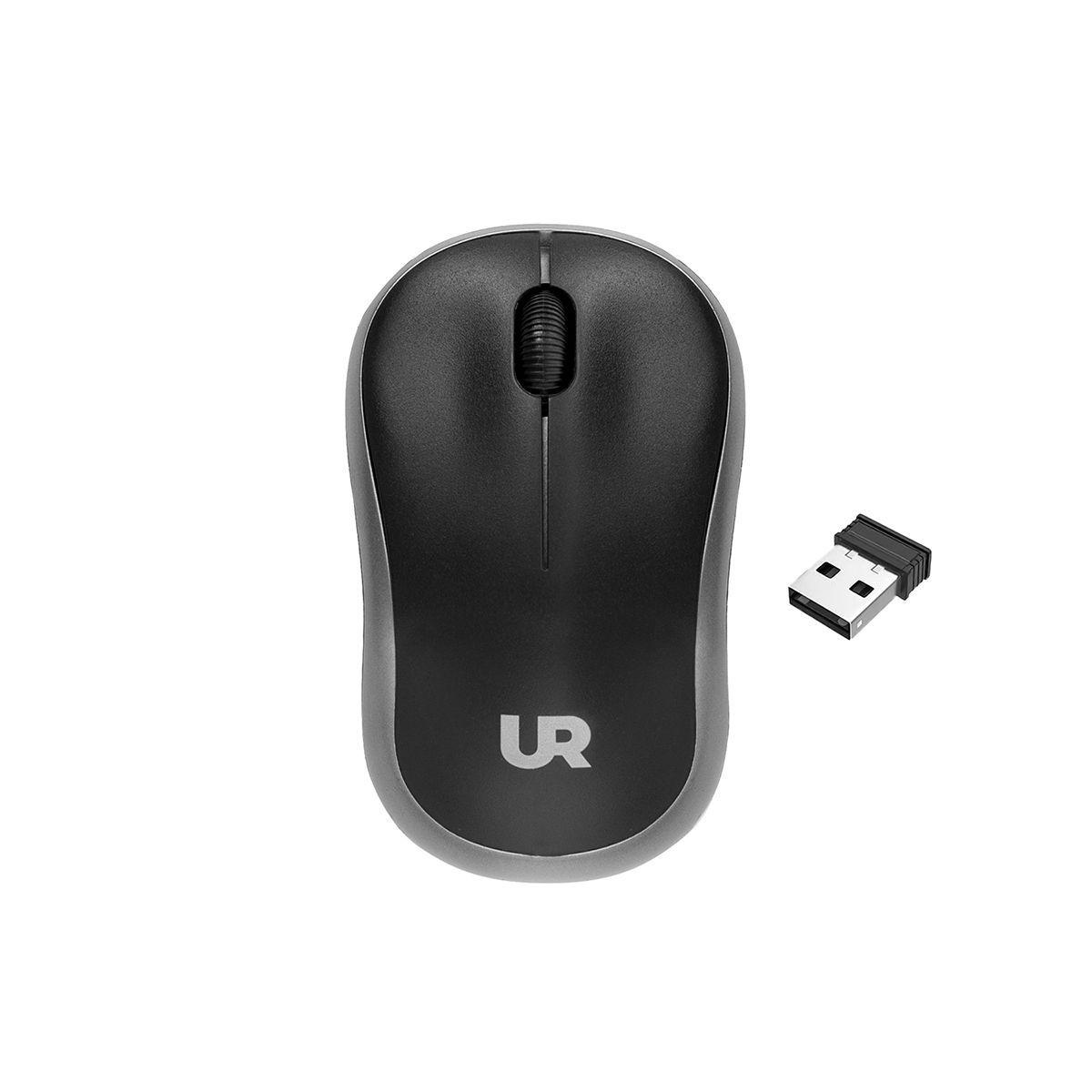 Mouse óptico inalámbrico Silver Urbano-0