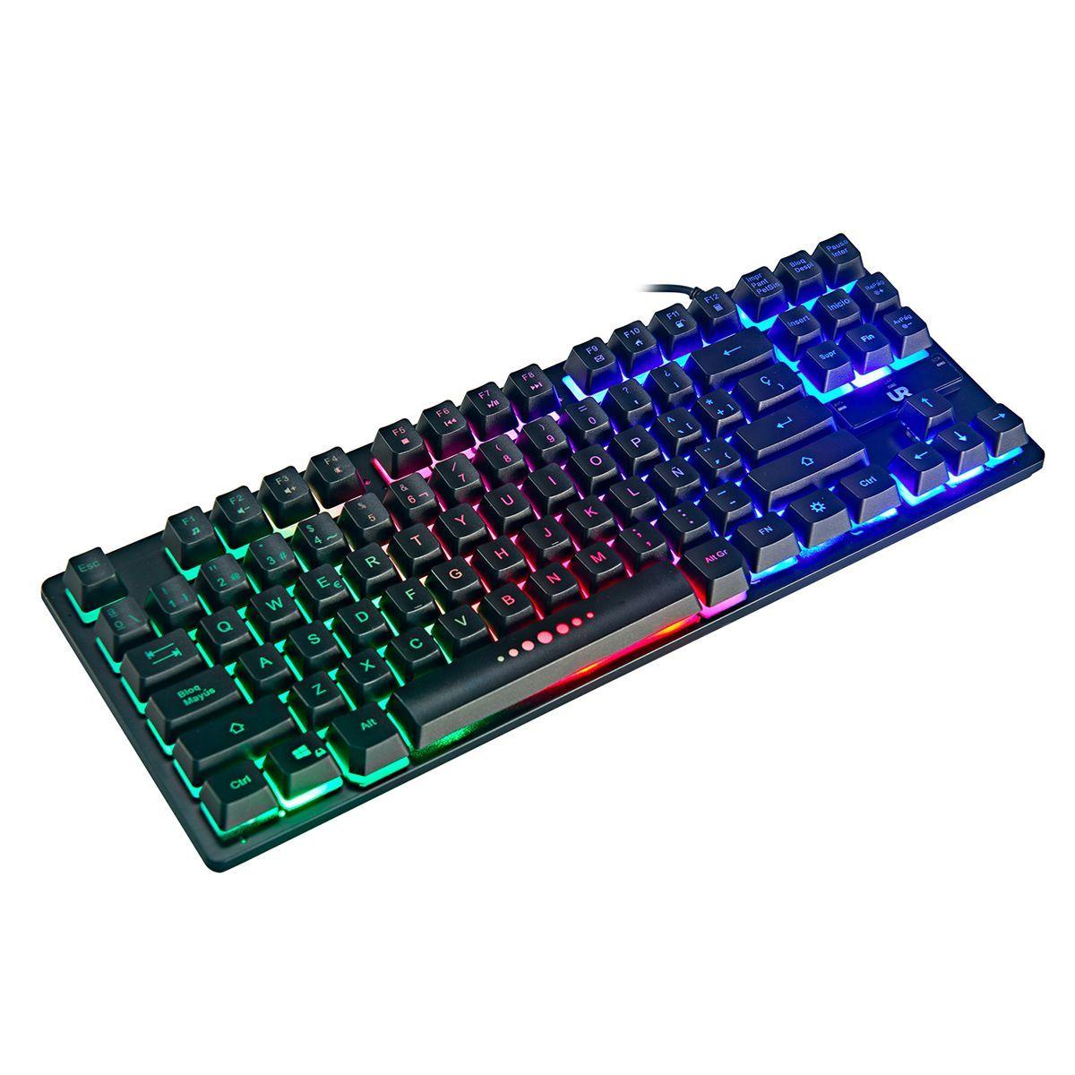 Teclado Gamer Waterproof Retroiluminado RGB Urbano-1