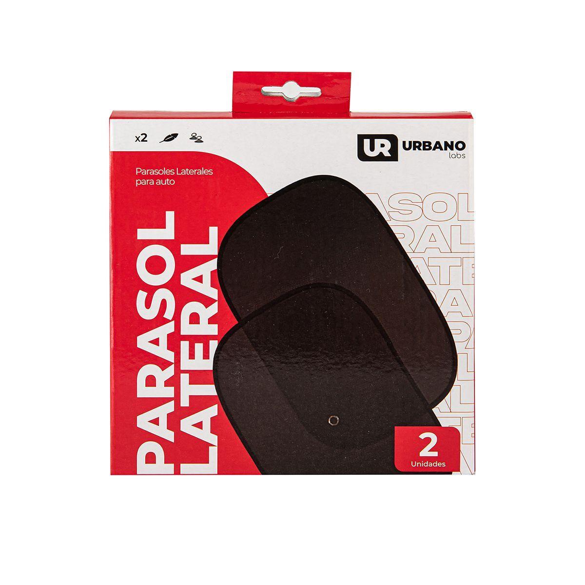 Parasol lateral para autos 2 piezas 44*36 cm Negro-2