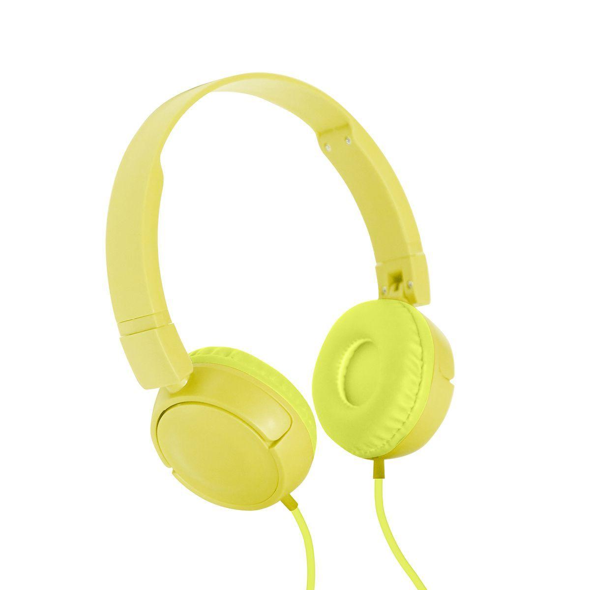 Audífonos On Ear con cable Amarillo Urbano-1