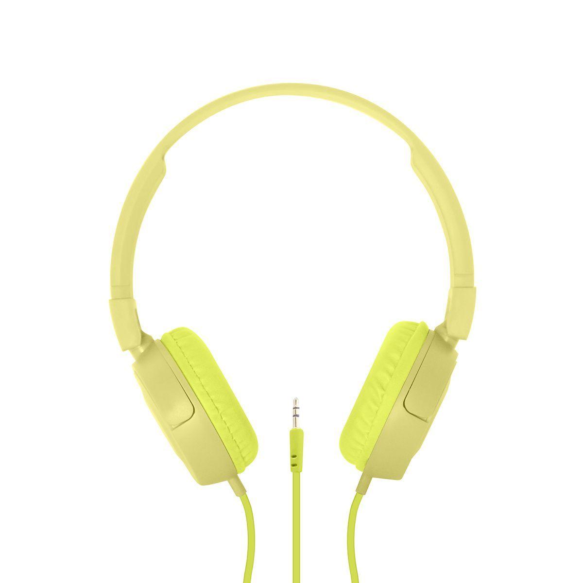 Audífonos On Ear con cable Amarillo Urbano-2