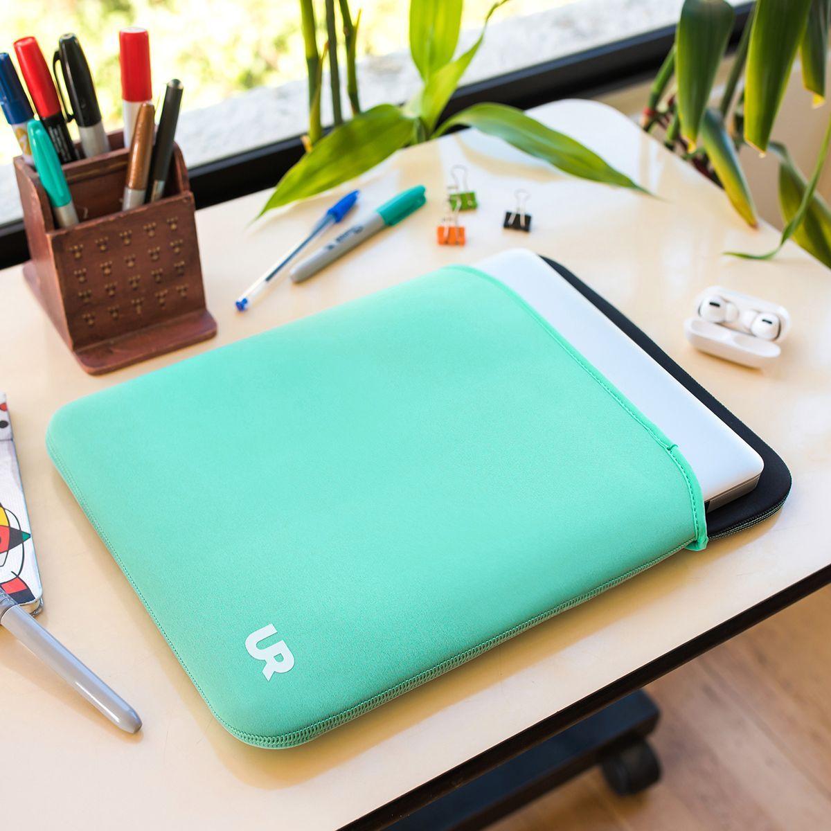 Funda Notebook Reversible Menta Negro 14 pulgadas Urbano-2