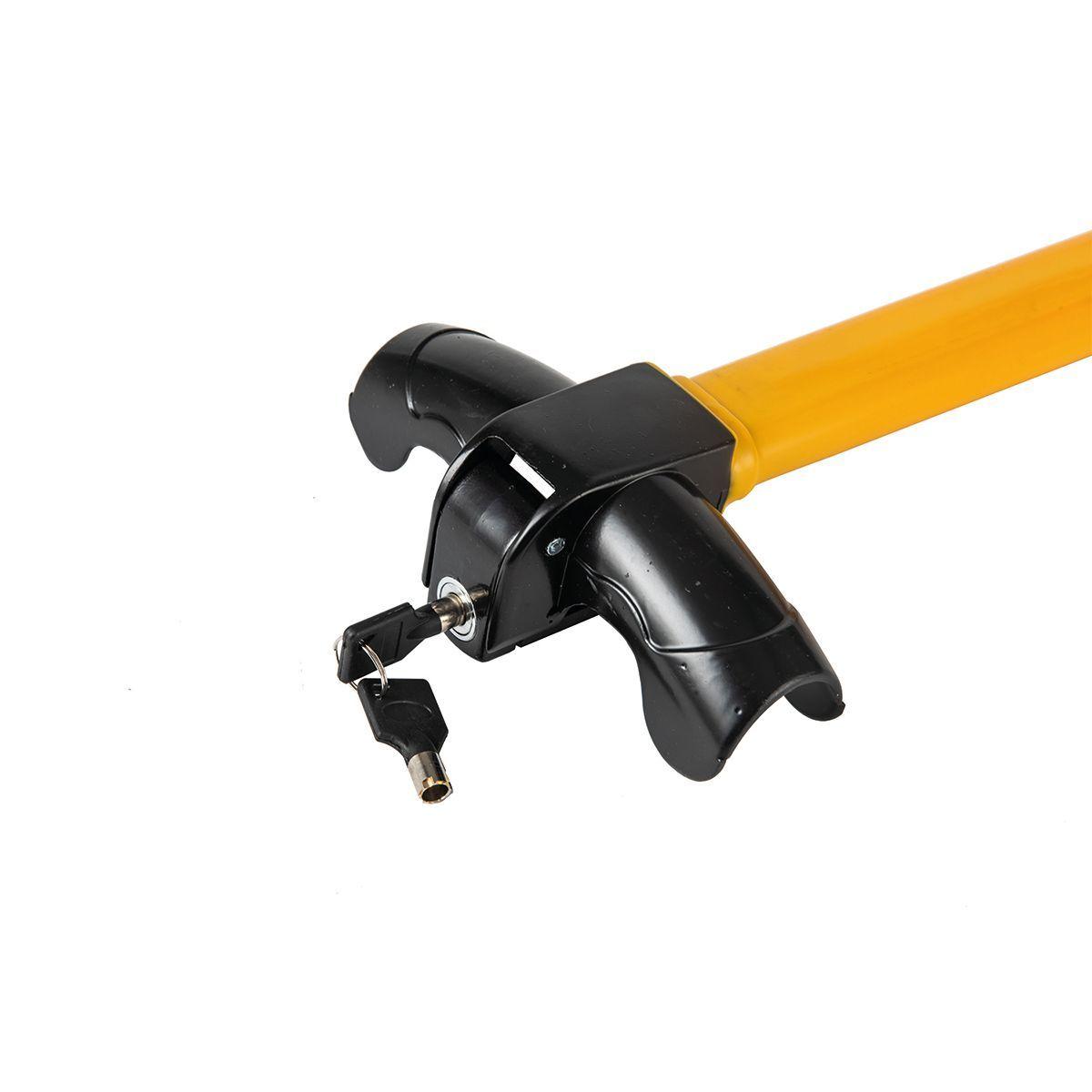 Traba Volantes Seguridad para Auto Amarillo-1