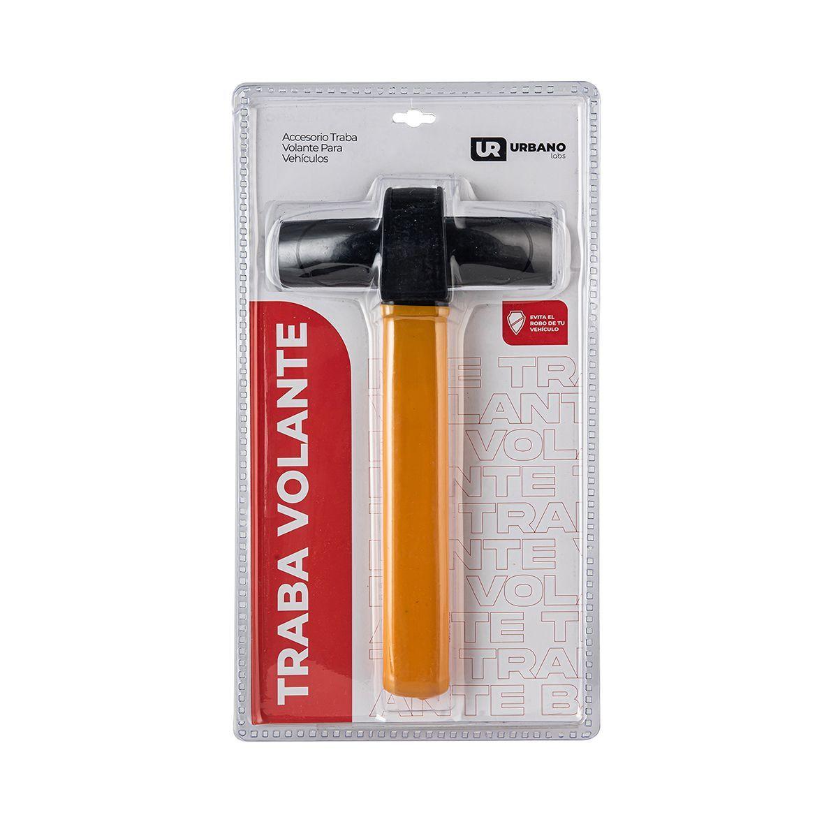 Traba Volantes Seguridad para Auto Amarillo-3