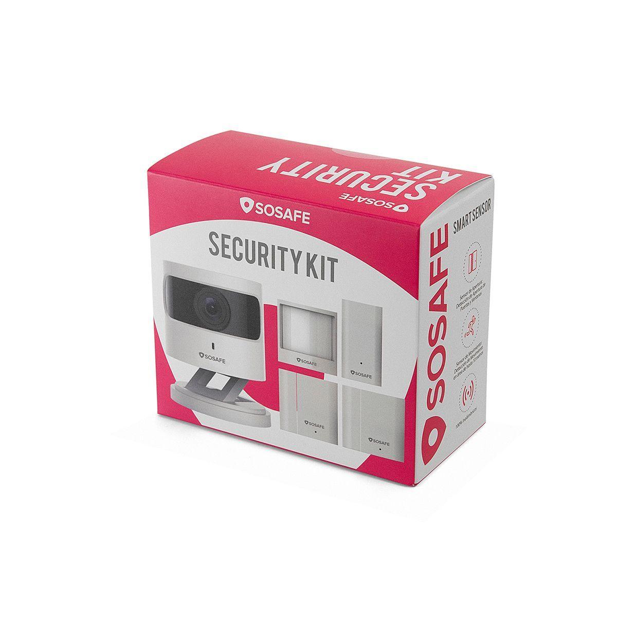 Kit De Seguridad Wi-fi Smartlab Sosafe Cámara + 3 Sensores-5
