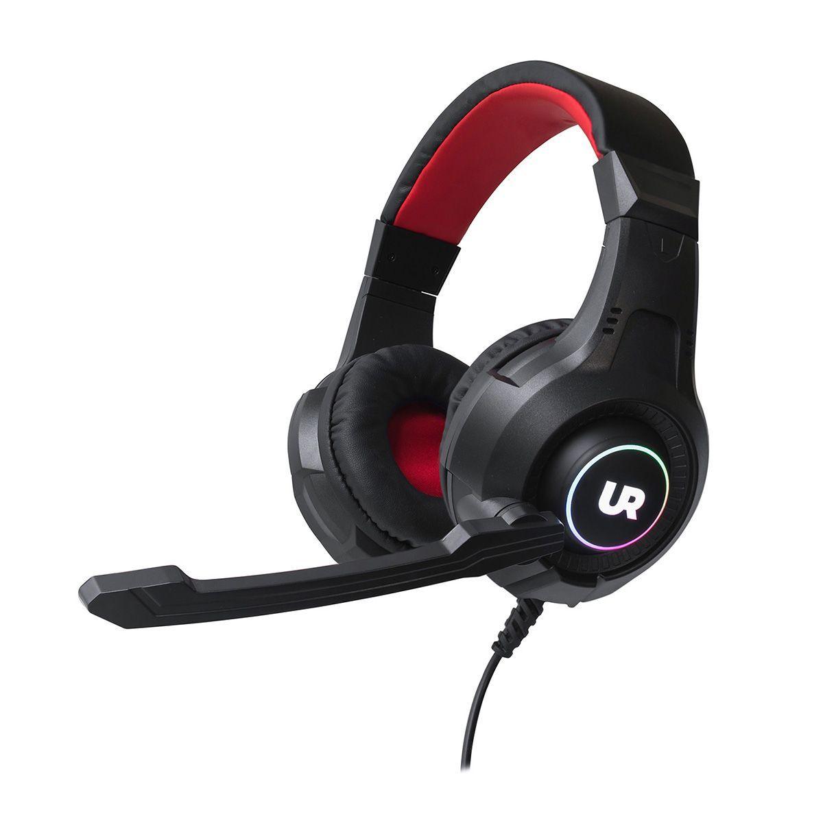 Audífonos Gamer con Luz LED RGB y micrófono abatible Urbano-2