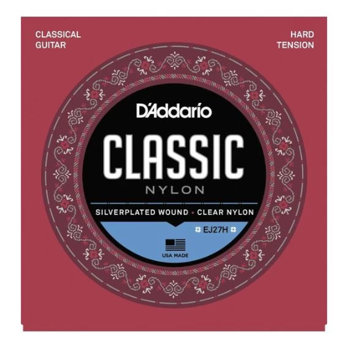 Cuerda Guitarra Daddario De Nylon De Alta Tension EJ27H-0