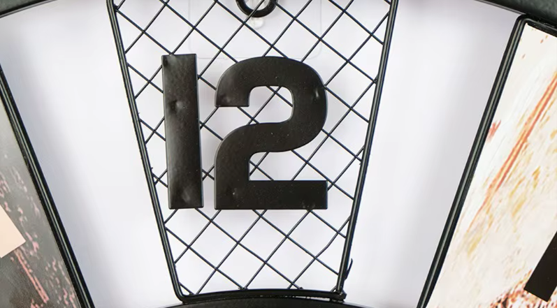 Reloj de Pared Vintage de Metal 60 cm Dise o Americano-4