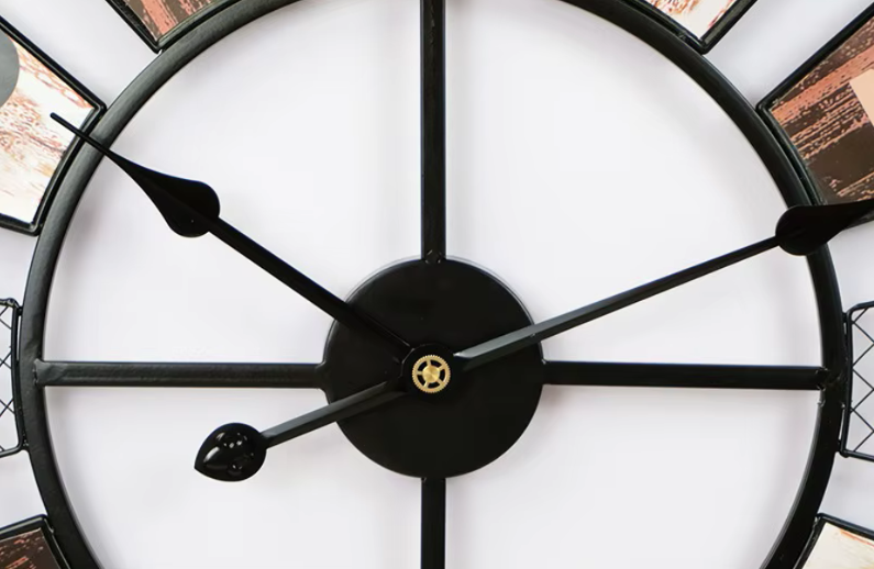 Reloj de Pared Vintage de Metal 60 cm Dise o Americano-5