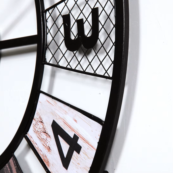 Reloj de Pared Vintage de Metal 60 cm Dise o Americano-6