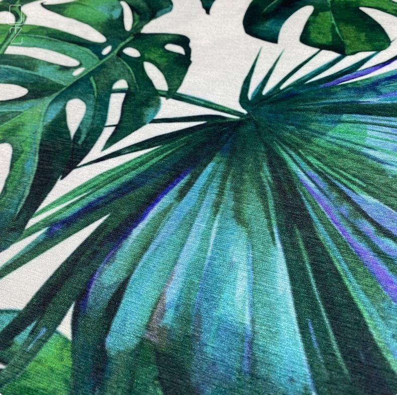 Funda de Coj n 45x45 cm Hojas Tropicales Monstera Intensa-6