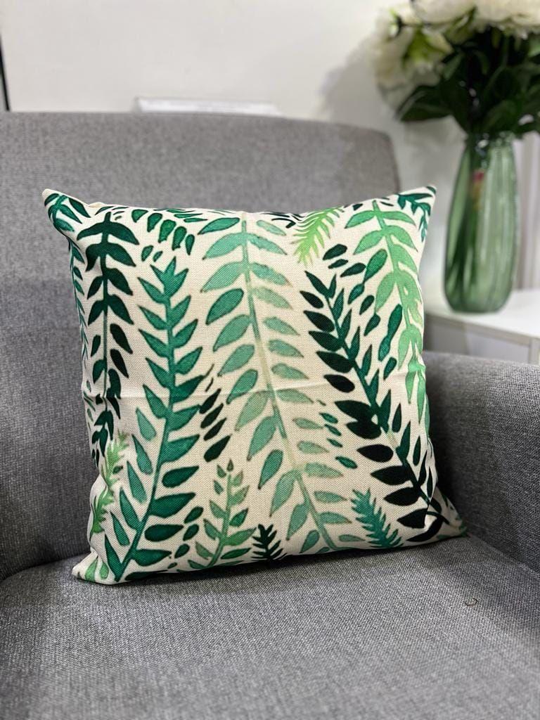 Funda de Coj n 45x45 cm Hojas Tropicales Bot nica Densa-5