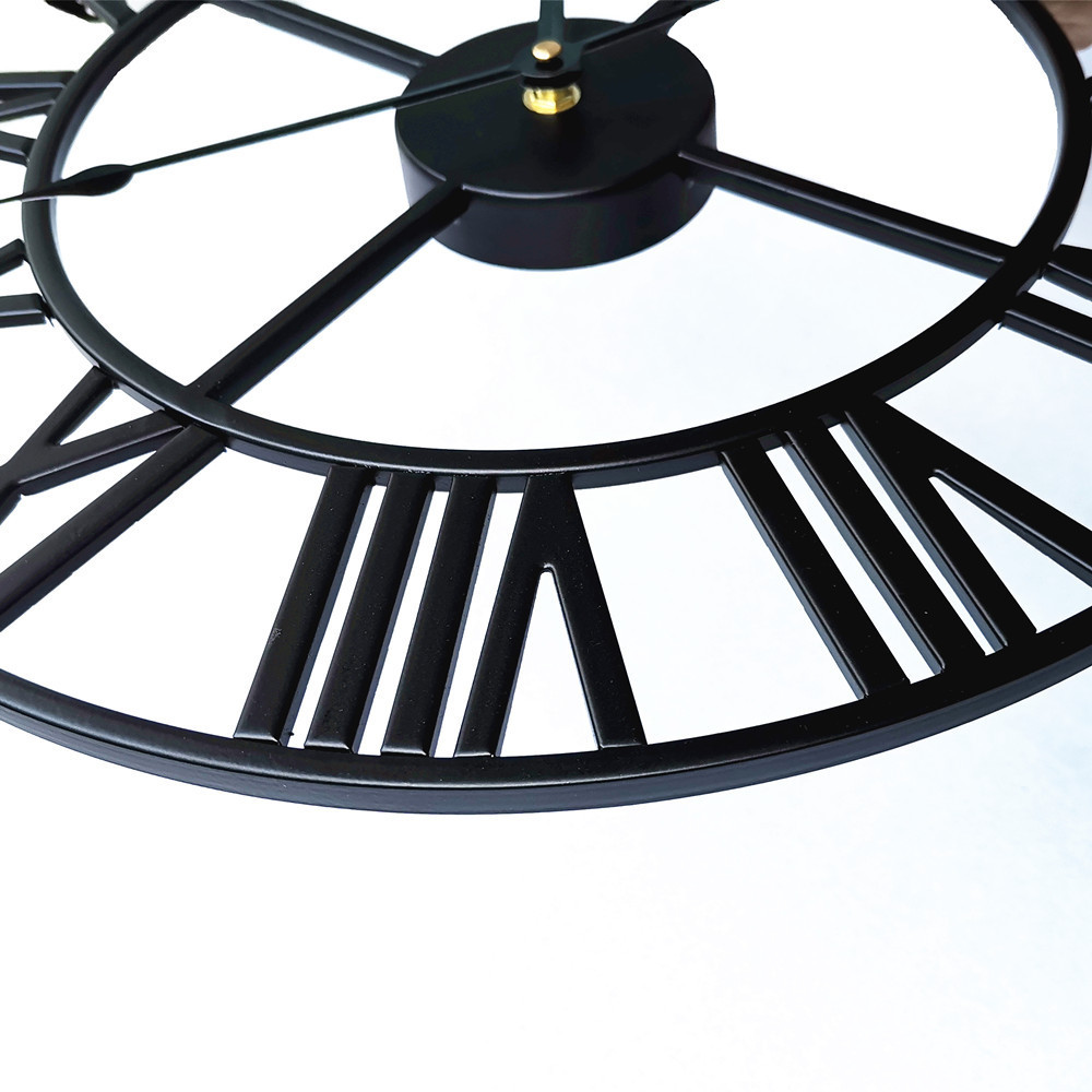 Reloj De Pared Vintage 60 Cm 3d Grande Retro Hierro-3