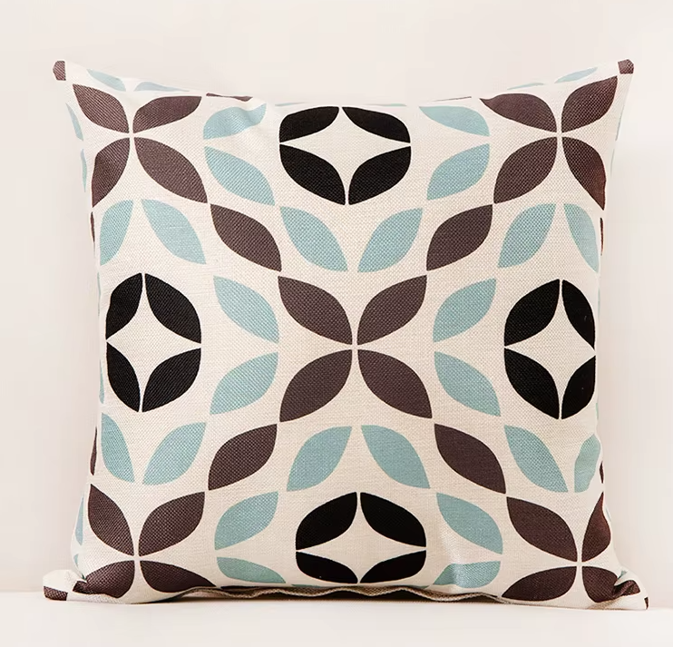Funda de Cojín Decorativa Petalos Suaves 45x45 cm-0