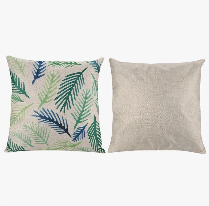 Funda de Coj n 45x45 cm Hojas Tropicales Hojas Suaves-5