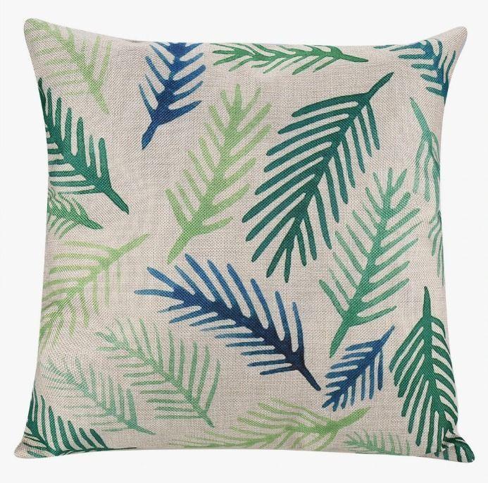 Funda de Coj n 45x45 cm Hojas Tropicales Hojas Suaves-6