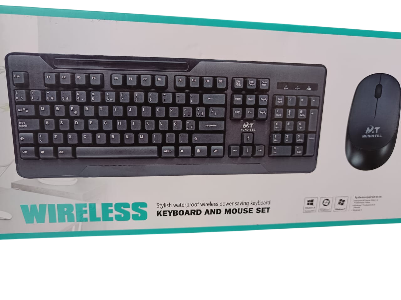 Teclado + Mouse Inalámbrico Munditel-3