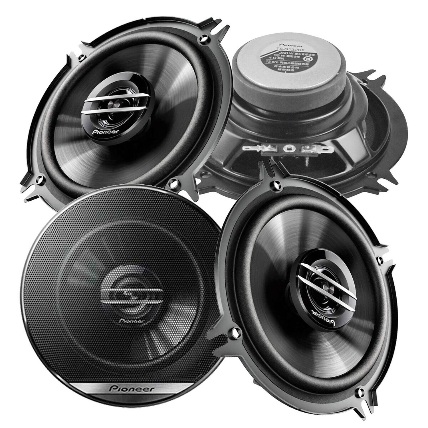 Parlantes 5.25 Pulgadas Pioneer TS-G1320F 2 Vias 35W RMS Negro-4