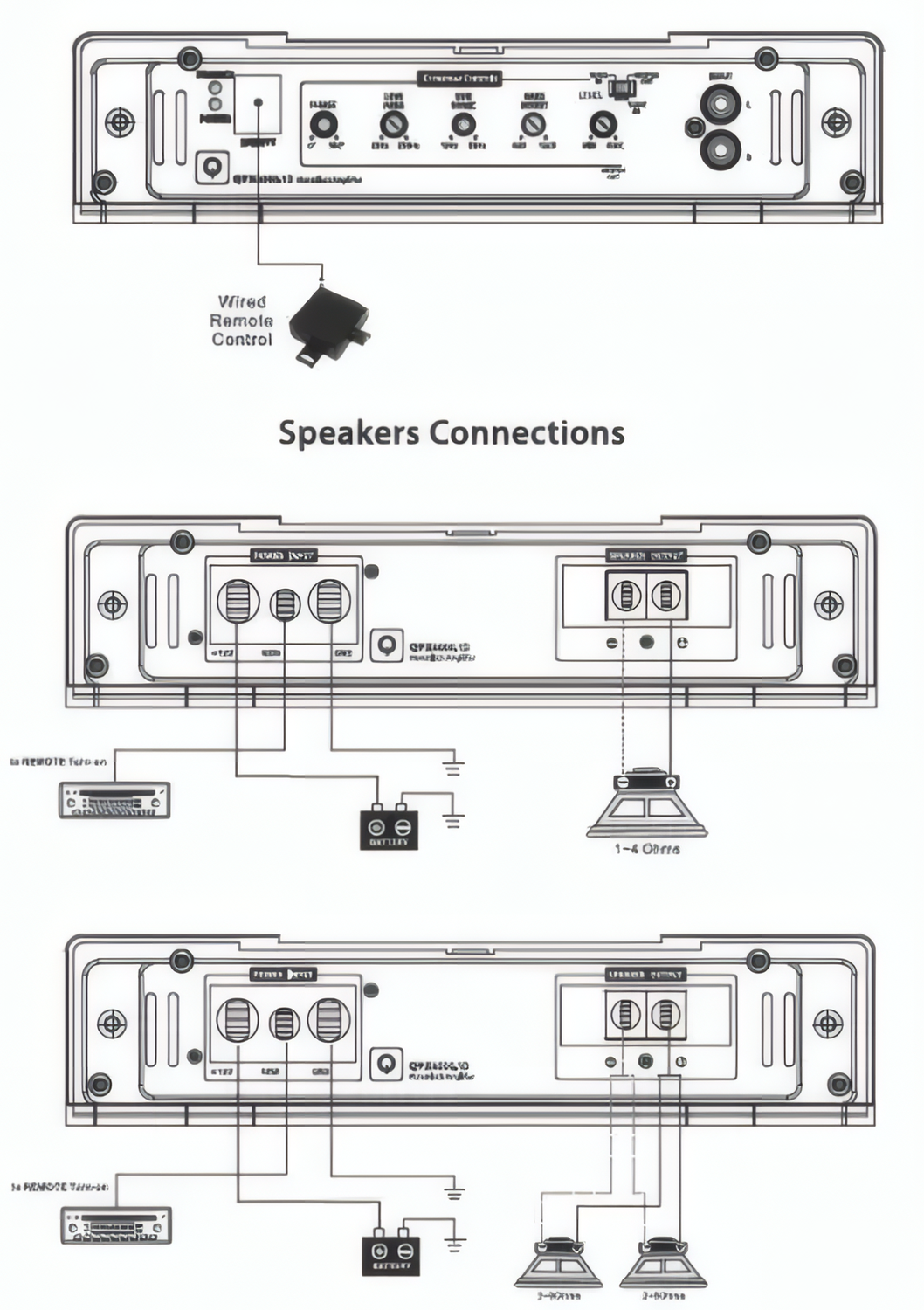 Amplificador 4 Canales Quantum Audio QPX2000.4 2200W 2 Ohm-7