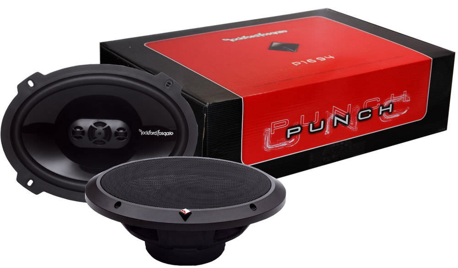 Parlantes 6x9" Rockford Fosgate P1694 4 Vias 75W RMS 150W-8