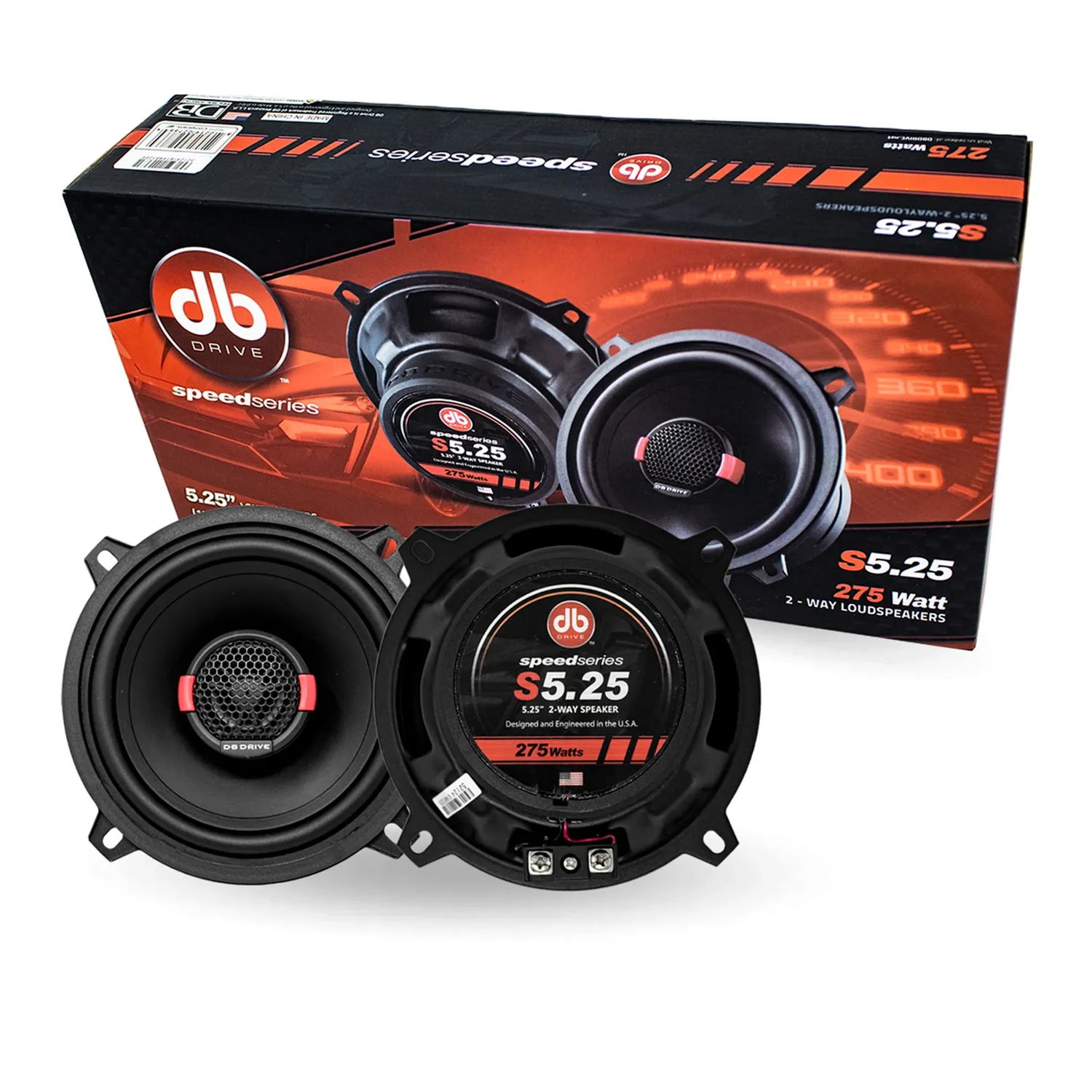 Parlantes 5.25 Pulgadas DB Drive S5.25 2 Vias 55W RMS 275W-8