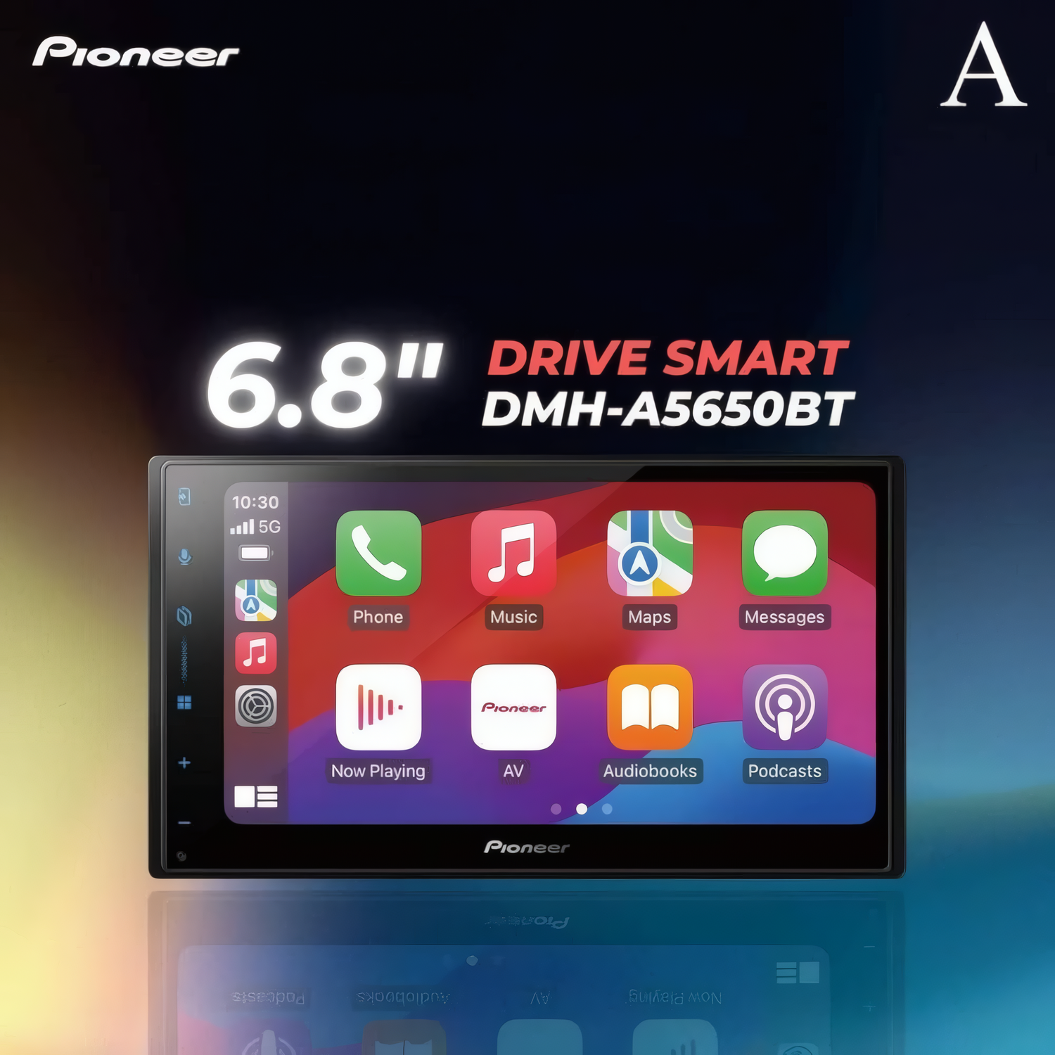 Radio 6.5 Pioneer DMH-A5650BT Carplay Android Auto Inalambri-8