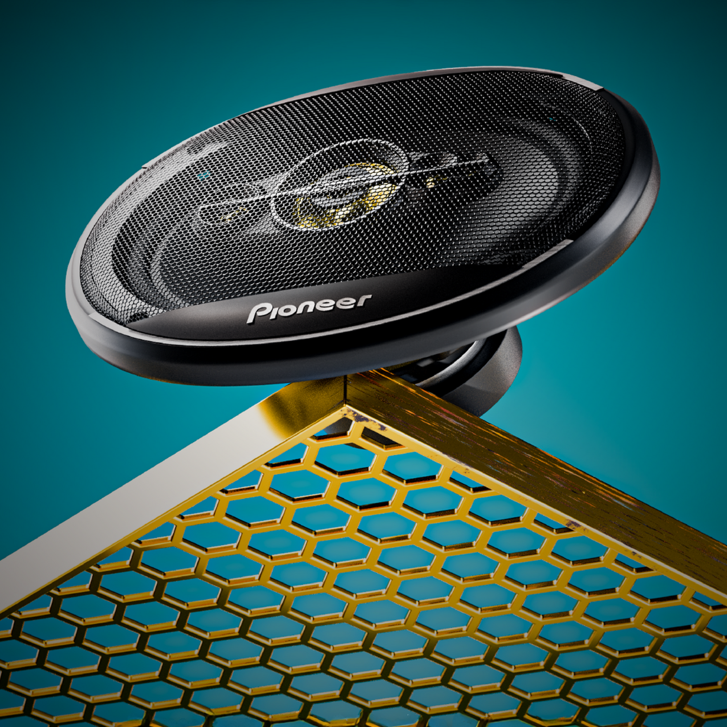 Parlantes 6x9" Pioneer TS-A6968S 4 Vias 90W RMS 450W MAX-6