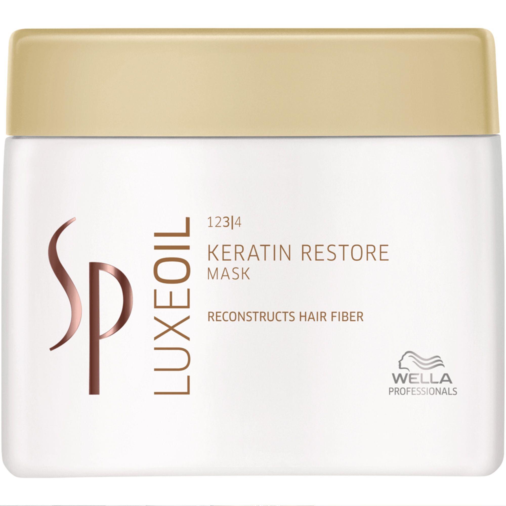 Tratamiento Mascarila Keratina Sp Luxeoil Wella 400 Ml-0