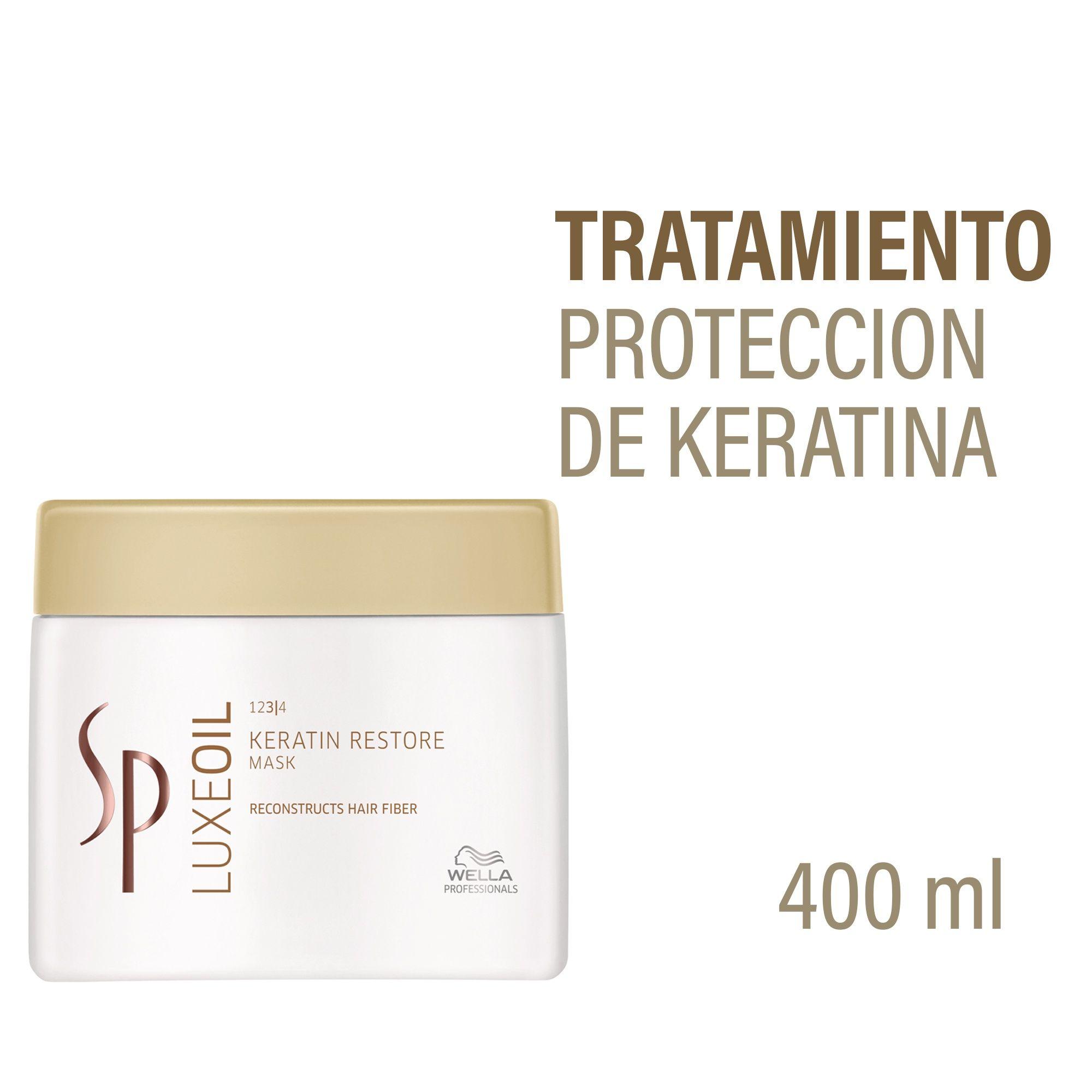 Tratamiento Mascarila Keratina Sp Luxeoil Wella 400 Ml-1