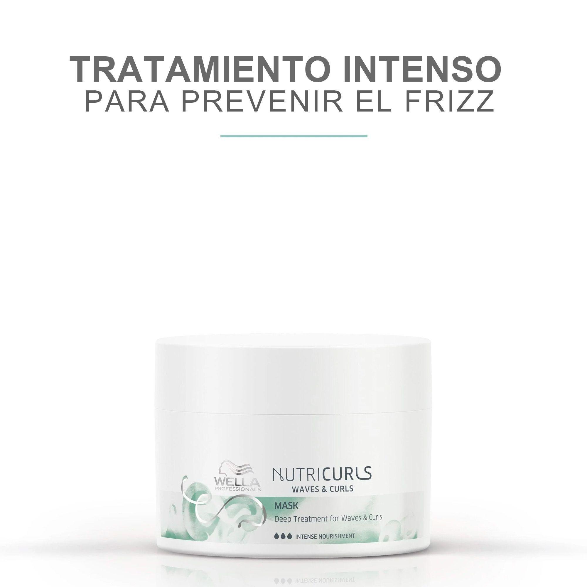 Mascarilla Nutritiva Wella Nutricurls Para Pelo Rizado 500ml-3