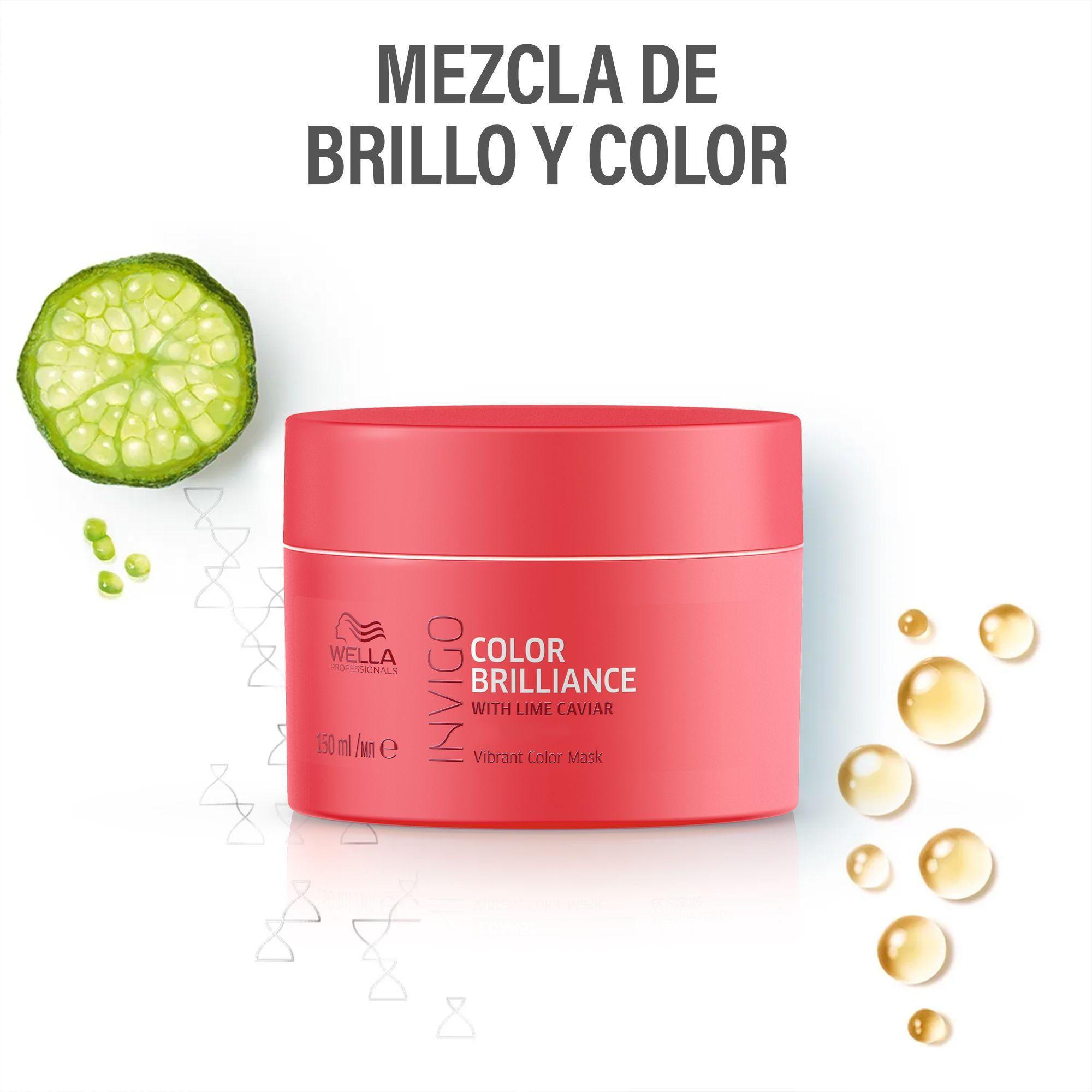 Mascara Invigo Color Brilliance Wella 500 Ml Brillo Color-4