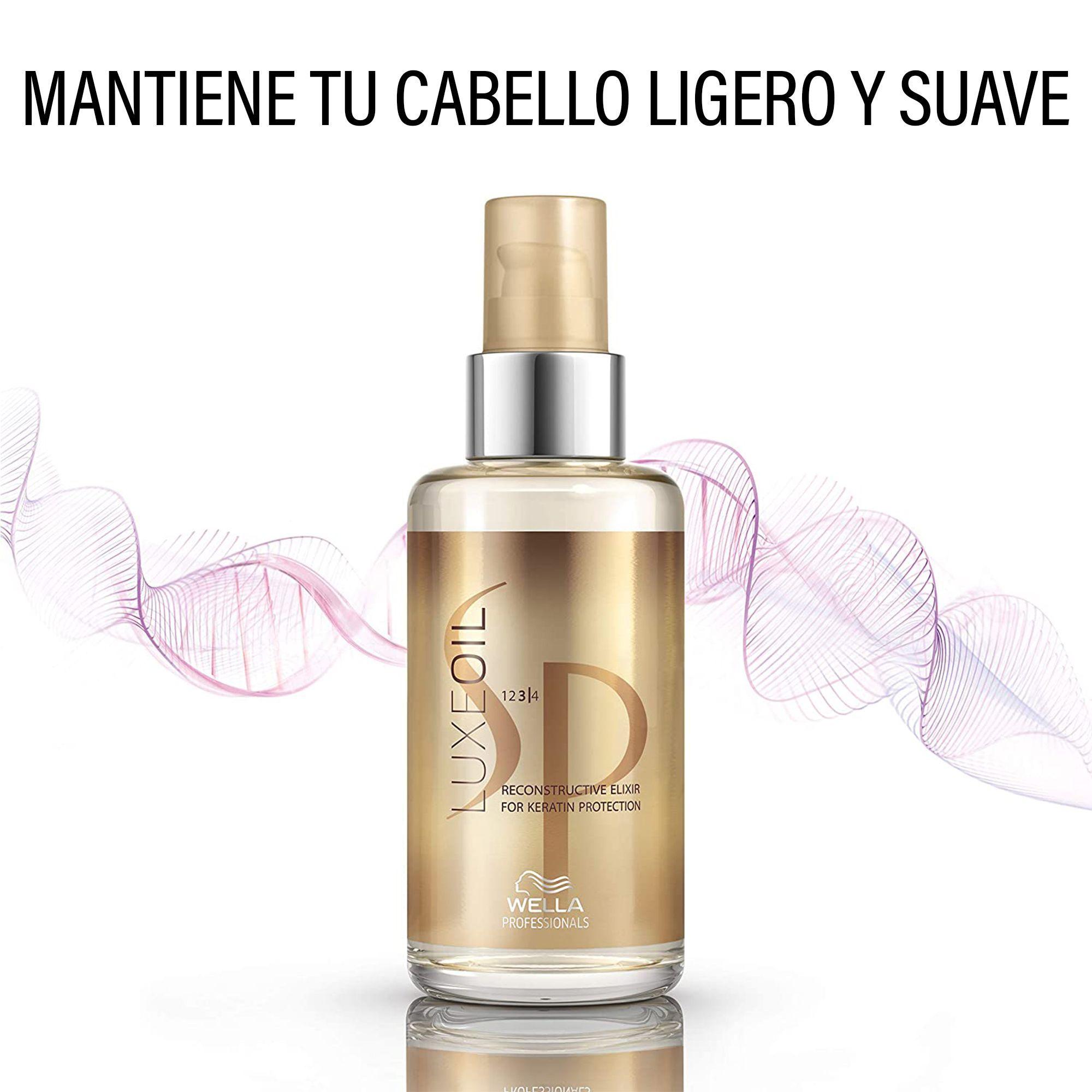 Aceite Cabello Sp Luxe Oil Wella 100 Ml Protege Keratina-2
