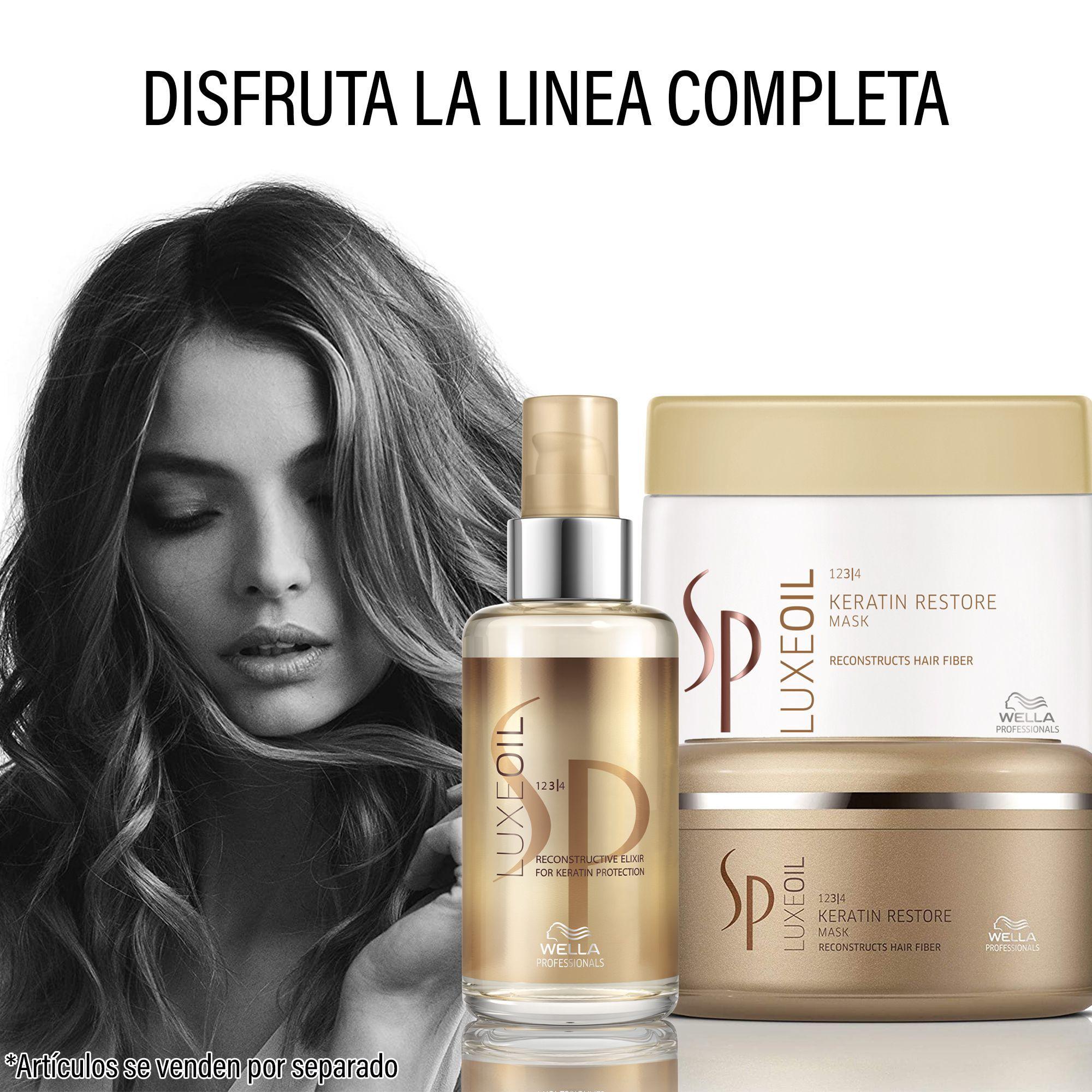 Aceite Cabello Sp Luxe Oil Wella 100 Ml Protege Keratina-5