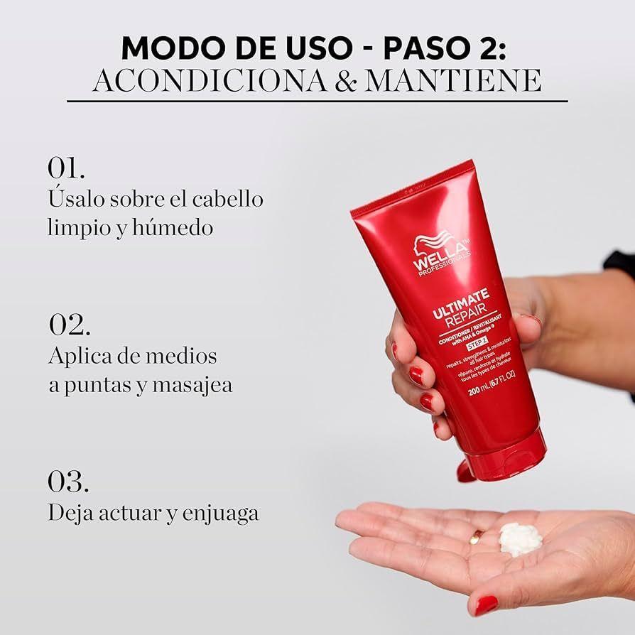 Acondicionador Paso 2 Ultimate Repair Wella 200ml-2