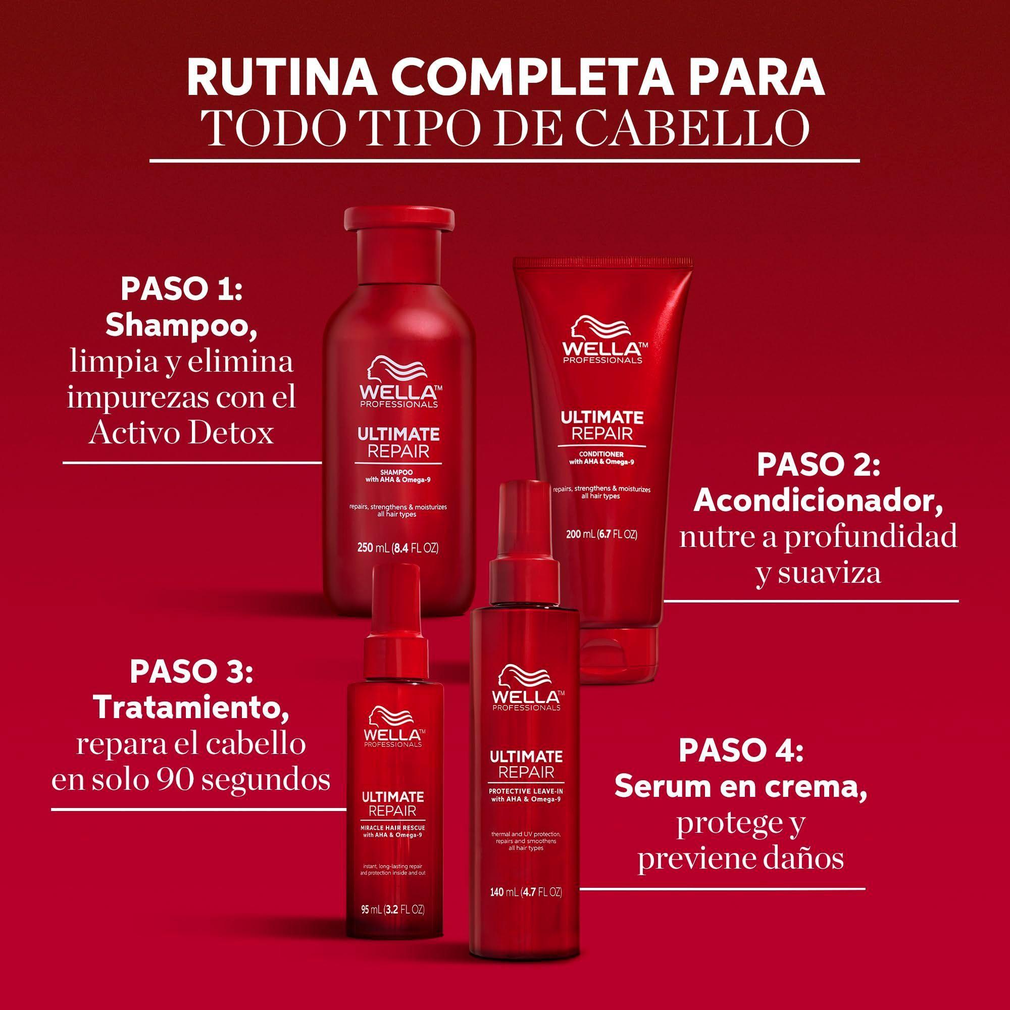 Acondicionador Paso 2 Ultimate Repair Wella 200ml-4