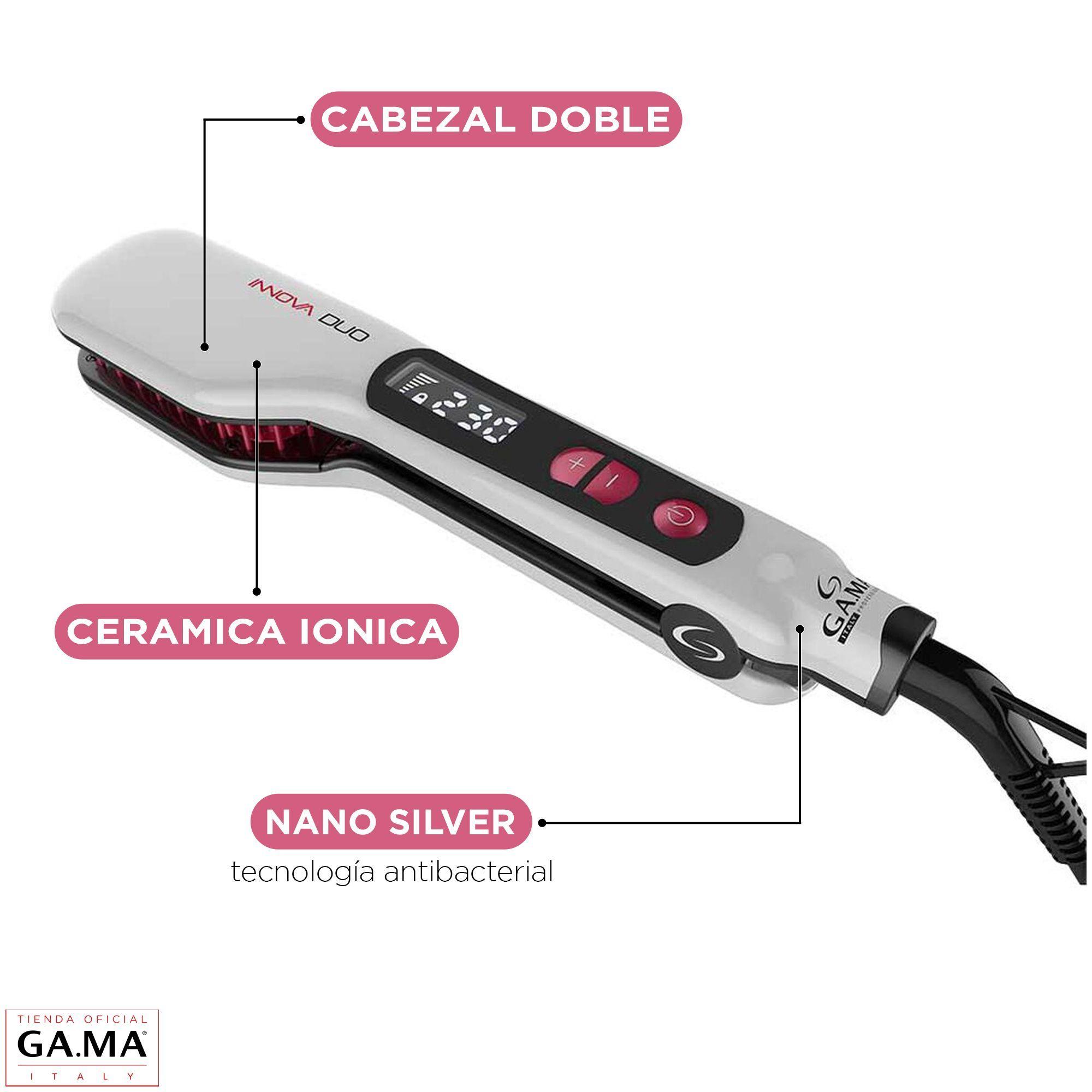 Cepillo Eléctrico Gama Innova Hotbrush Duo Digitak Doble Cabezal Ion-2
