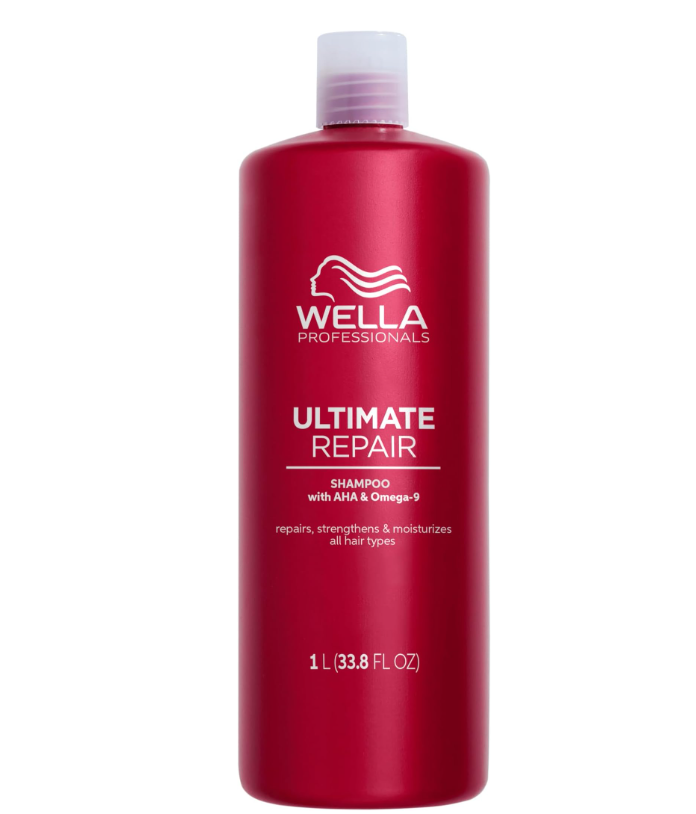 Shampoo Reparador Paso 1 Ultimate Repair Wella 1 Litro-0