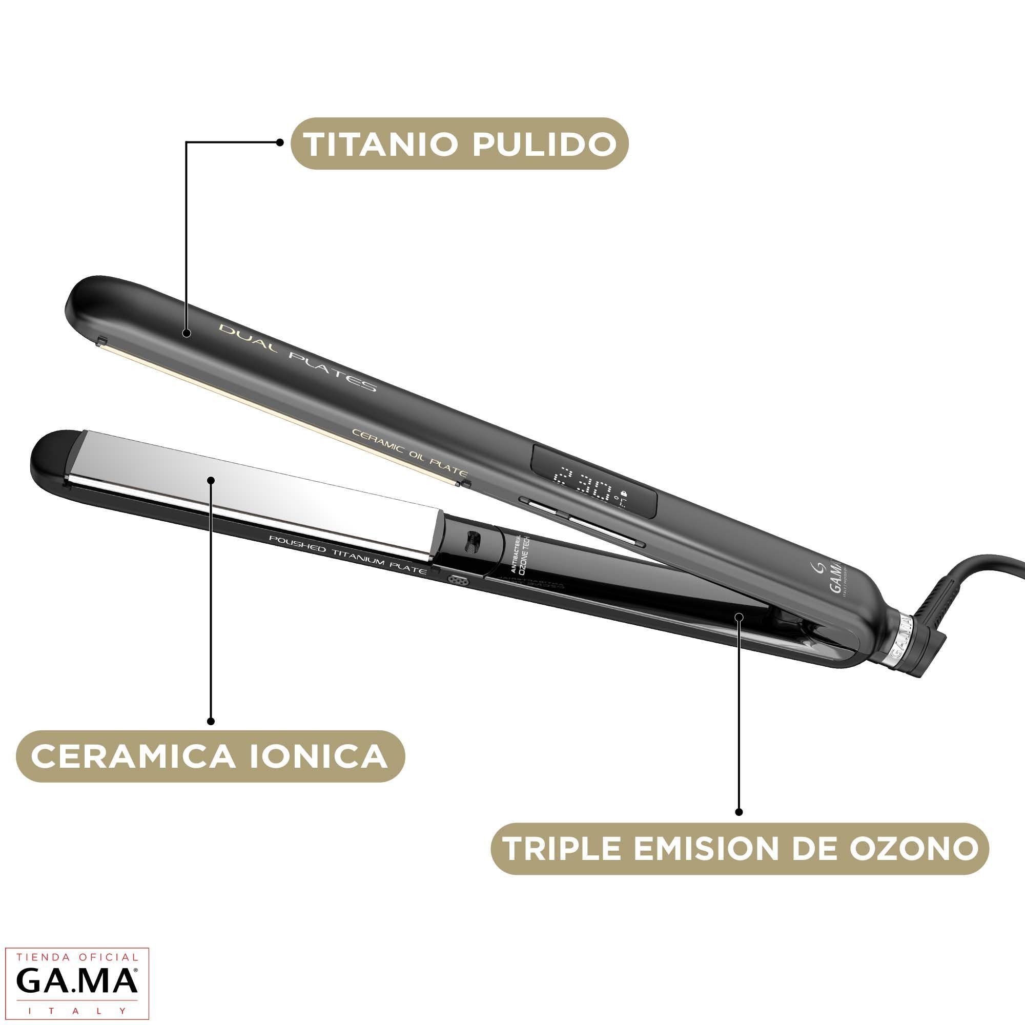 Plancha Alisadora Gama Cp14 Dual Plates Titanio Ceramic Oil-3