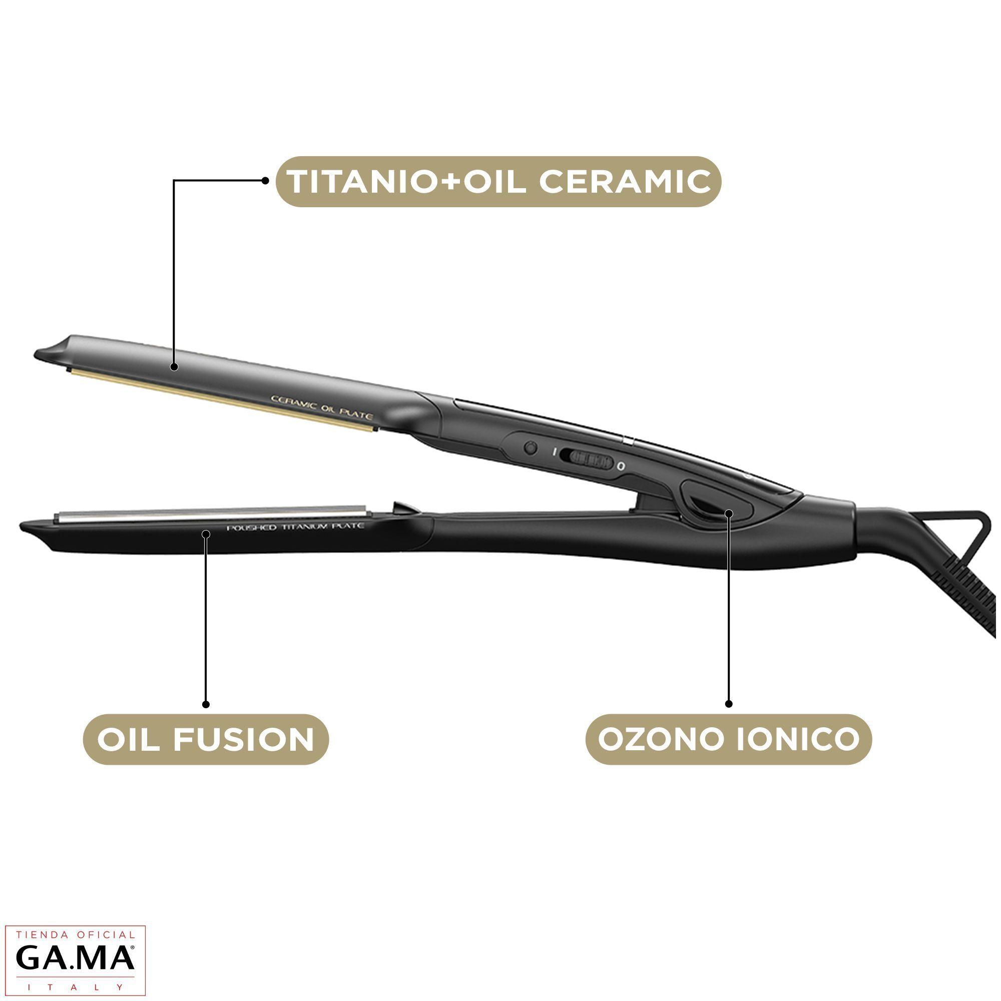 Plancha Alisadora Dual Plates Gama Titanio Ceramic Wide Long-1
