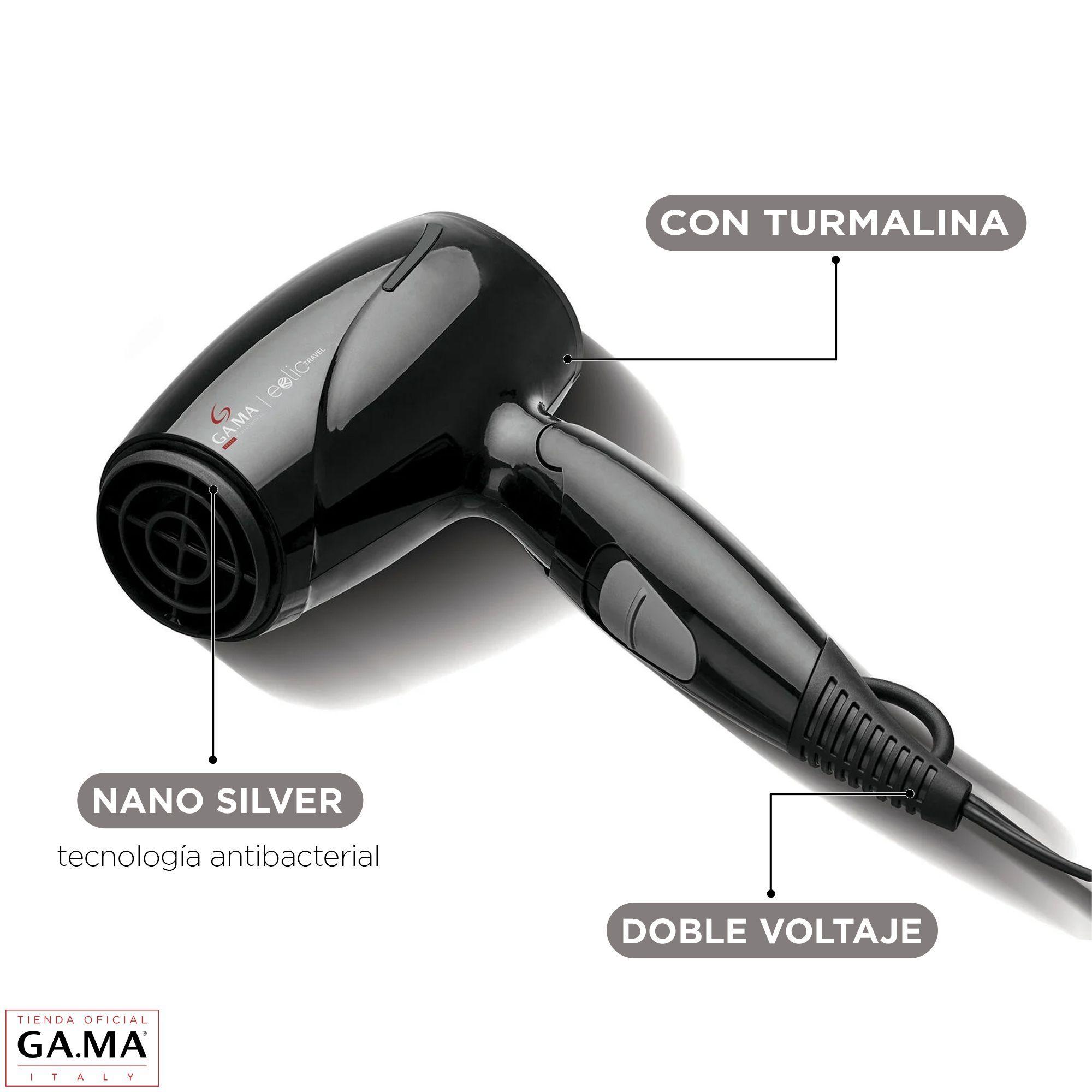 Secador Gama Eolic Travel Ion Turmalina Plegable Compacto-2