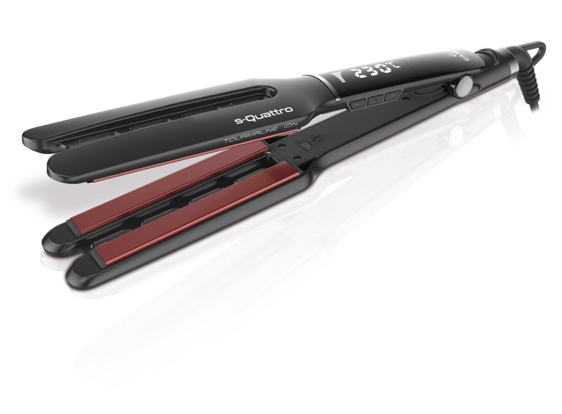 Plancha Alisadora Gama S-quattro Tourmaline Ion 4 Patines-4