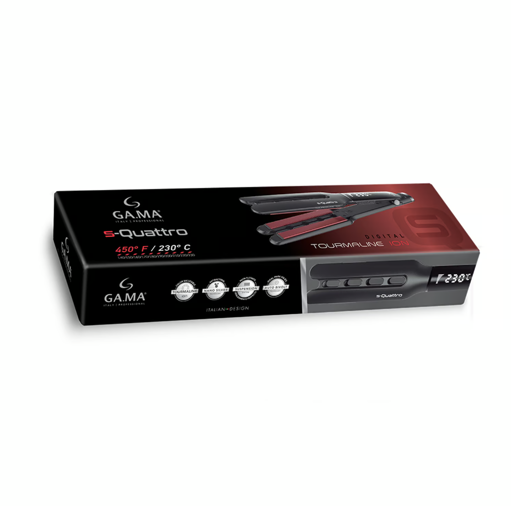 Plancha Alisadora Gama S-quattro Tourmaline Ion 4 Patines-5