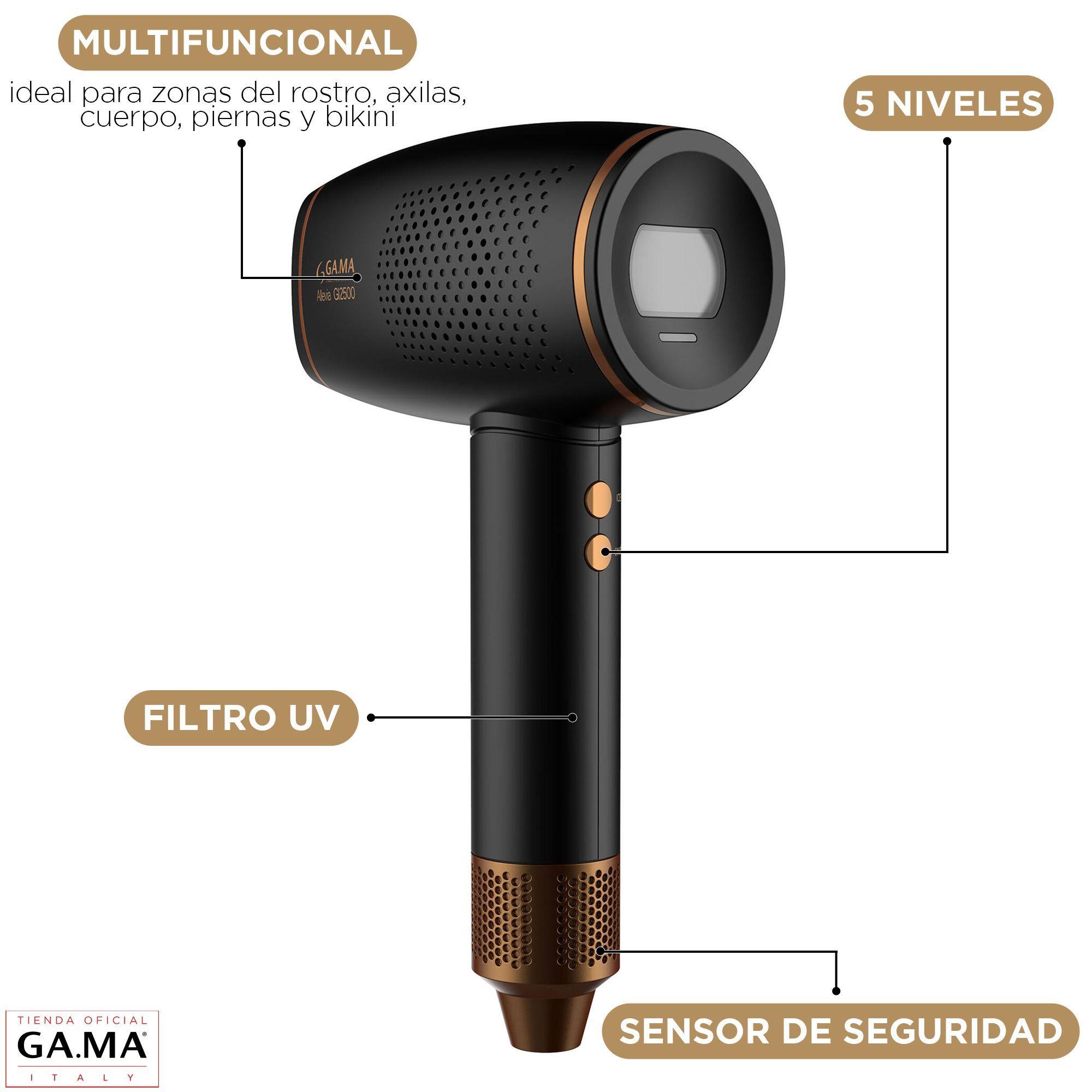 Depiladora Ipl Laser Gama Allevia Gl 2500 Black Definitiva-3