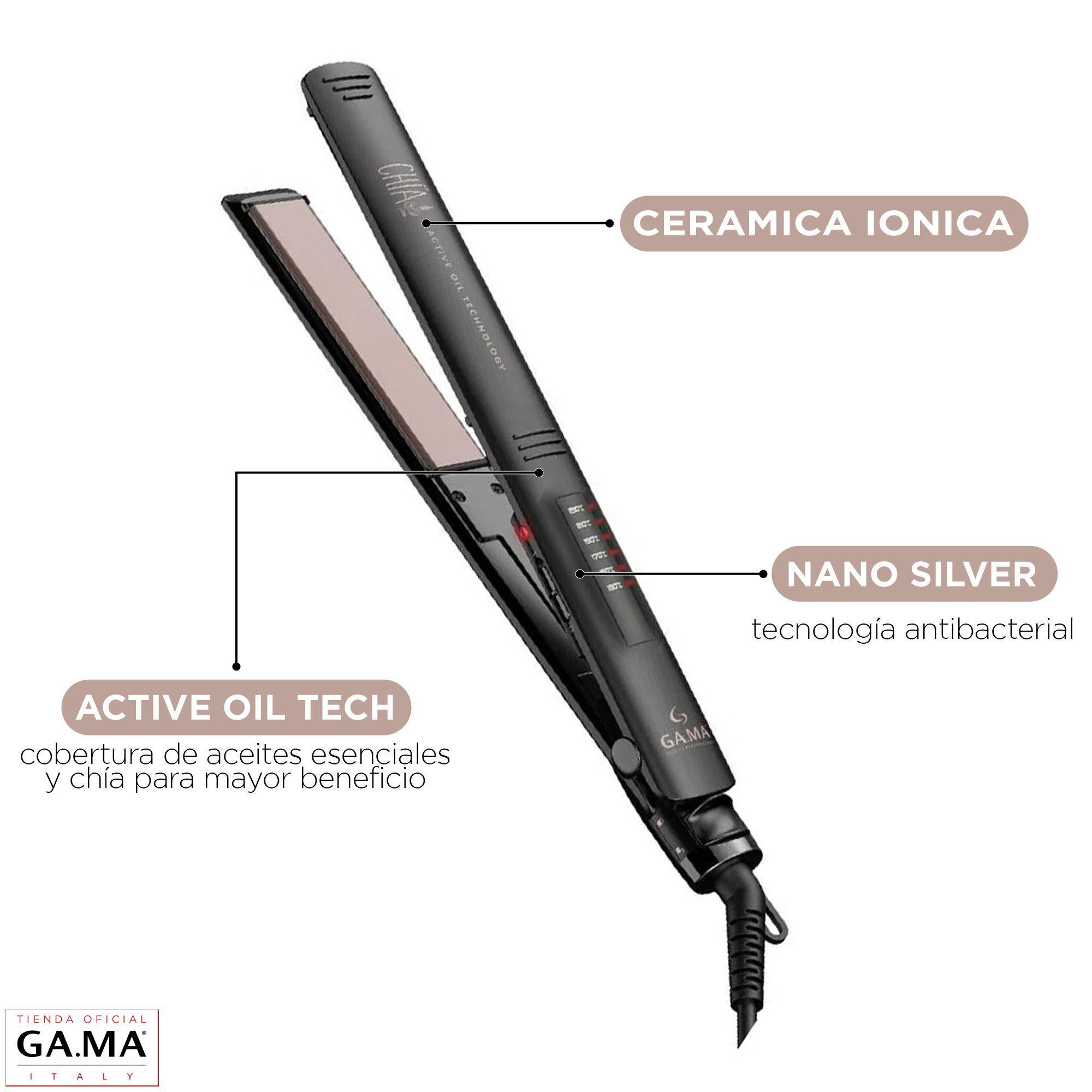 Pack Secador Y Alisadora Gama Chía Active Oil Technology-3