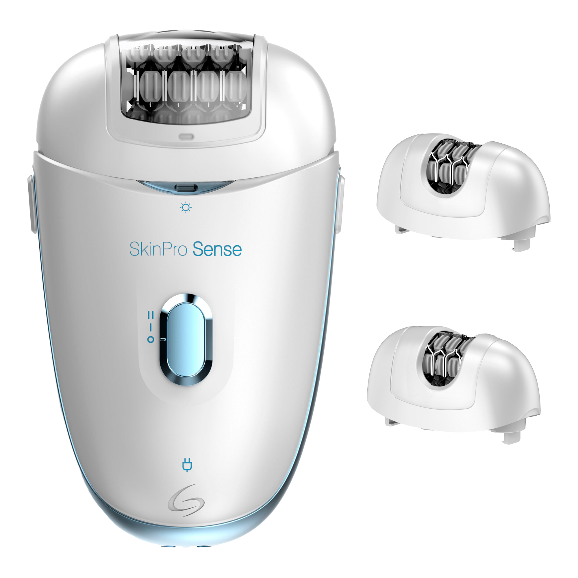 Depiladora Skinpro Sense Gama Carga Usb Con 3 Cabezales-0