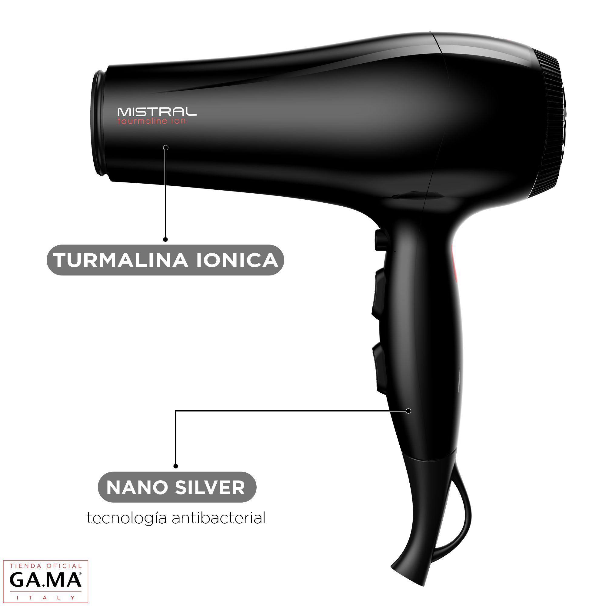 Secador De Pelo Gama Mistral Tourmaline Ion 2200 Watts-2