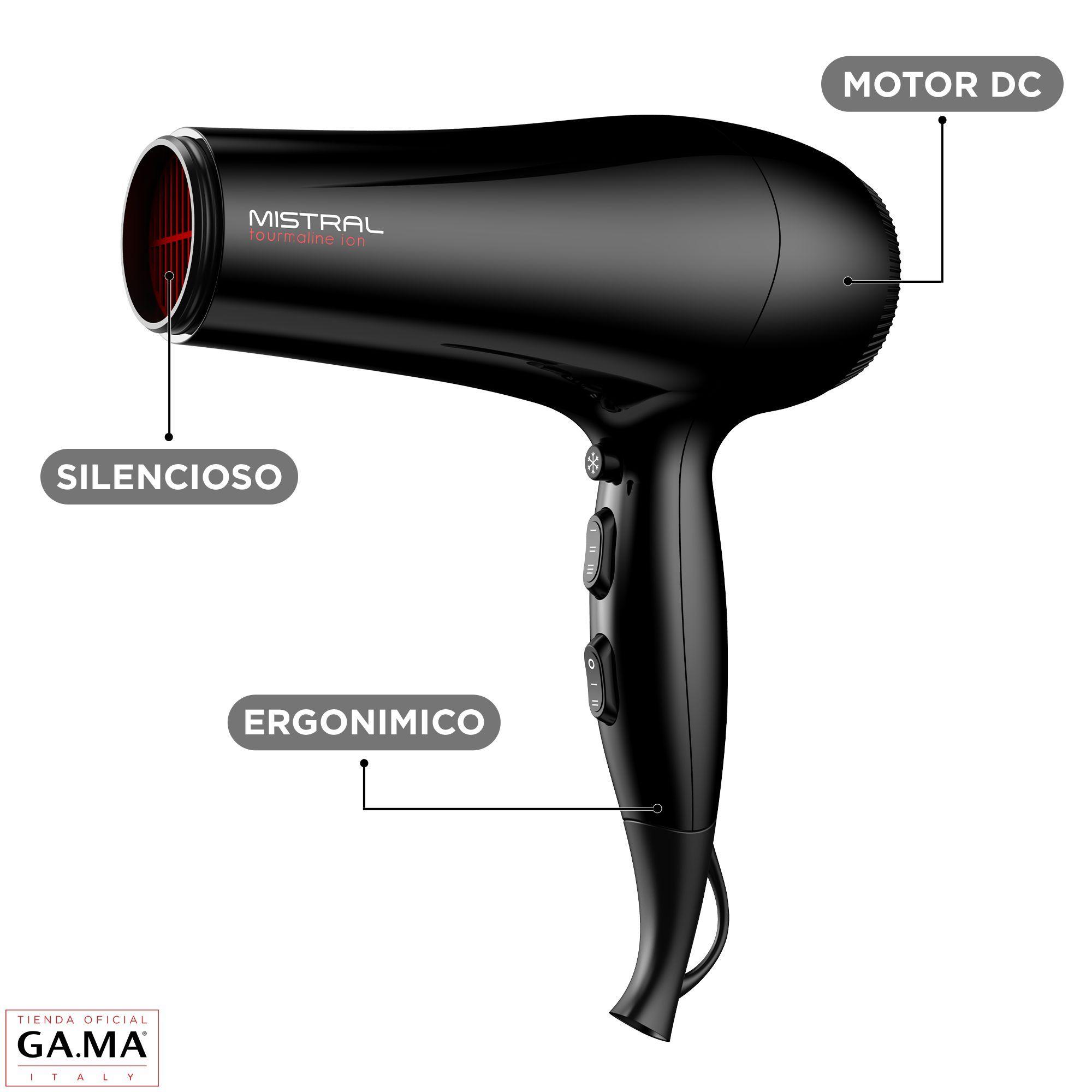 Secador De Pelo Gama Mistral Tourmaline Ion 2200 Watts-4